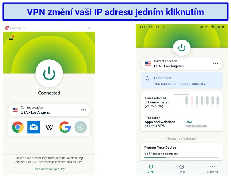 Graphic showing ExpressVPN apps