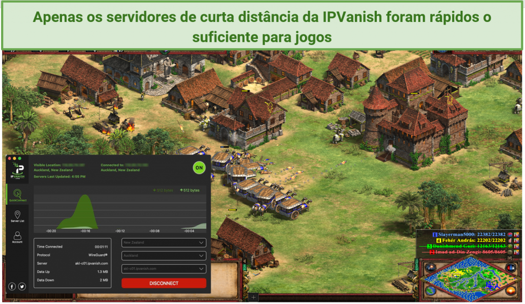 Graphic showing IPVanish and gaming